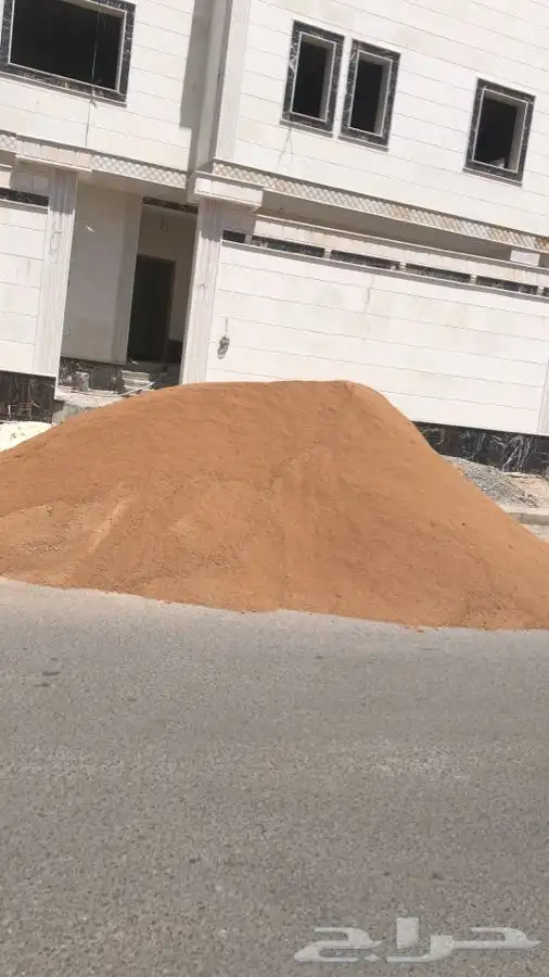 رمل احمر الفريش زيرو فايف خرسانه دفان 0