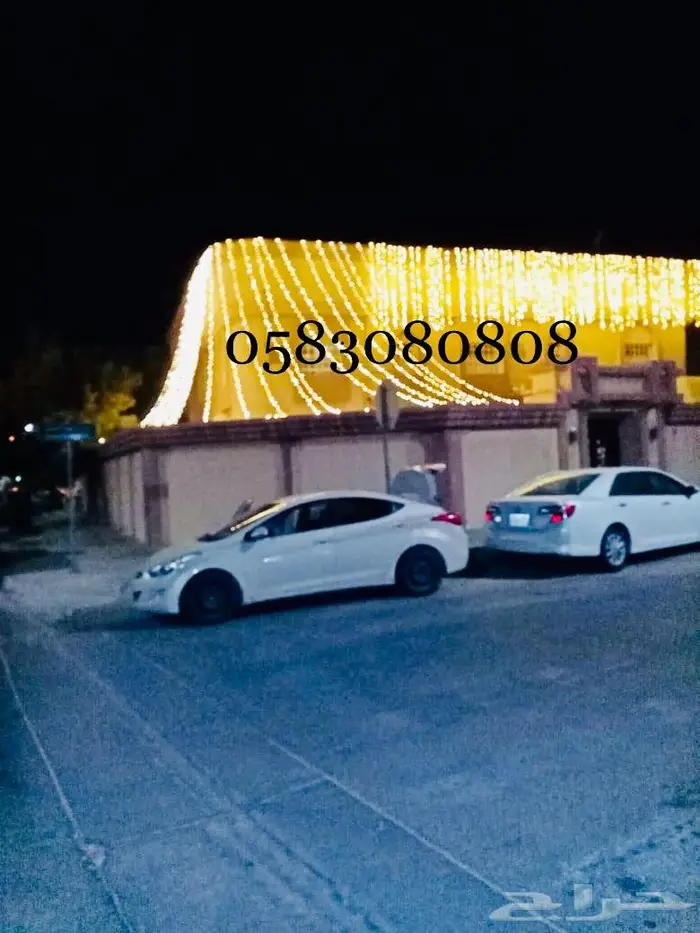 إضاءات ليتات ليد لمبات زينه الافراح والعروس والزواحات 1
