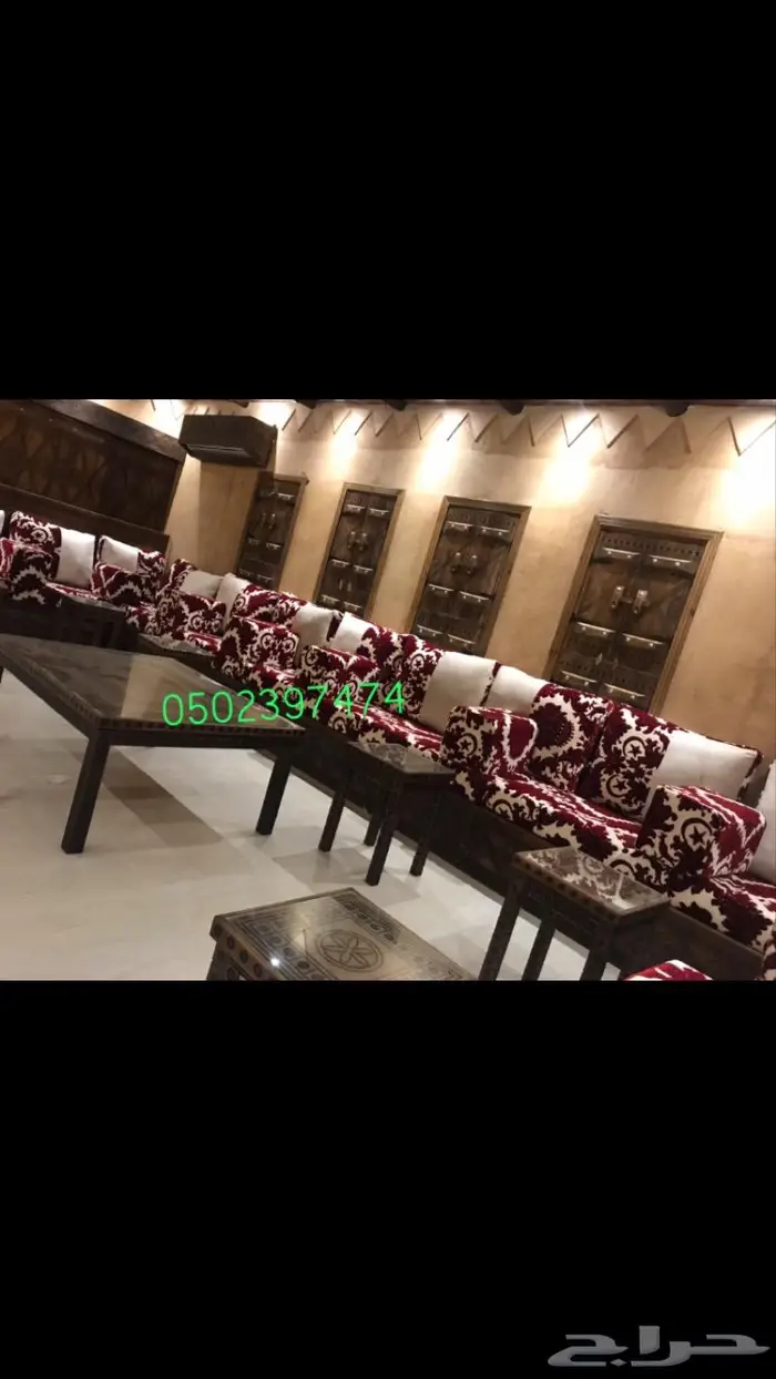 تفصيل طاولات وكراسي تراثيه مجالس تراثيه درايش 1