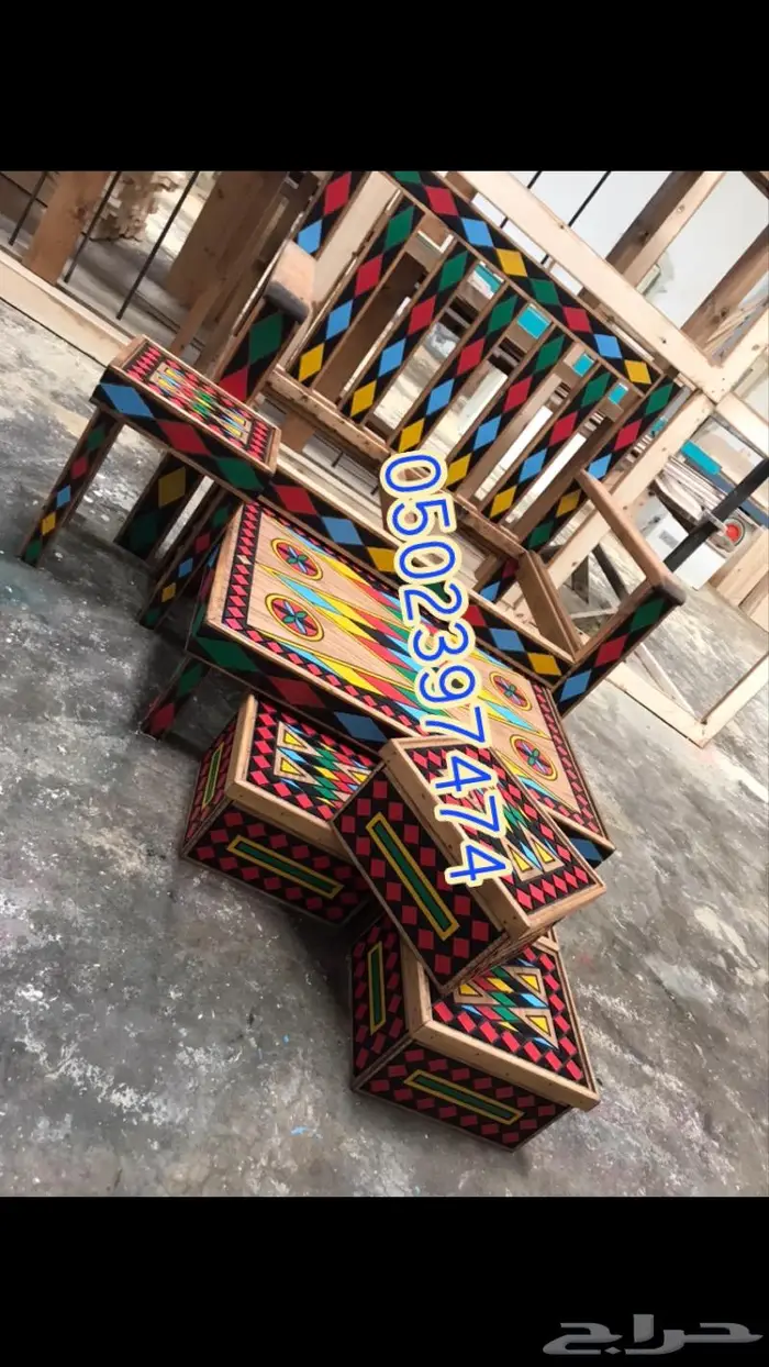 تفصيل طاولات وكراسي تراثيه مجالس تراثيه درايش 11