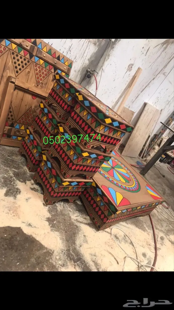 تفصيل طاولات وكراسي تراثيه مجالس تراثيه درايش 24