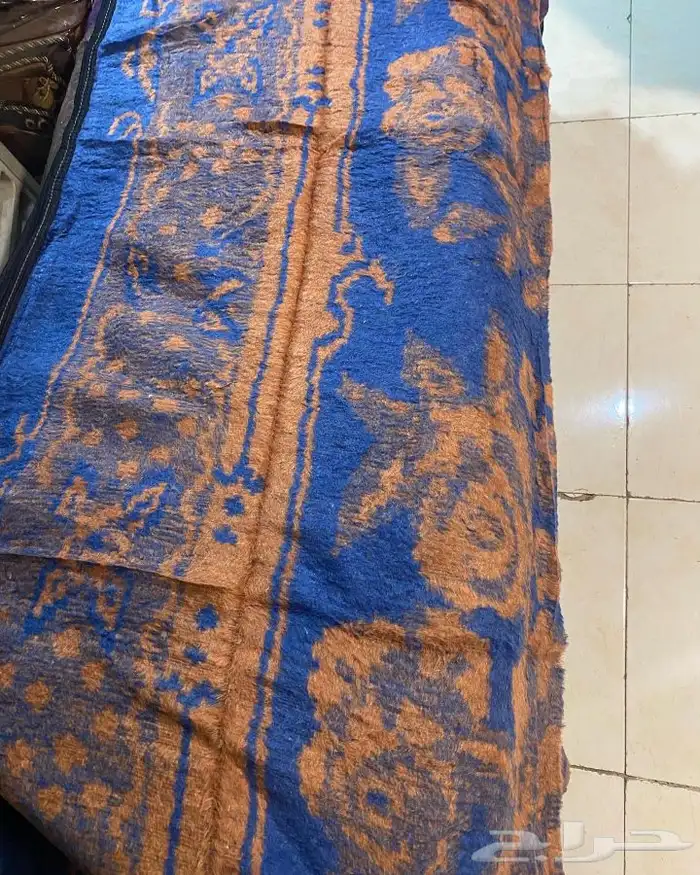بطانيات تراثية قديمة هندية ماركة الطاووس و شراشف وبساط تراثي 20