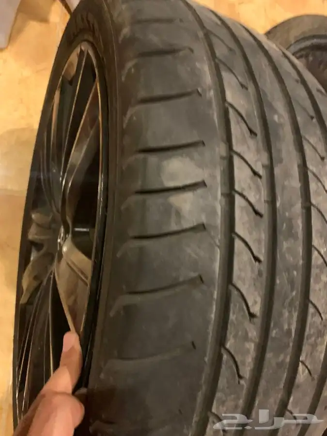 كفرات وجنوط مازدا 6 الفل او مازدا 9 تركب عليها شبه جديده 14
