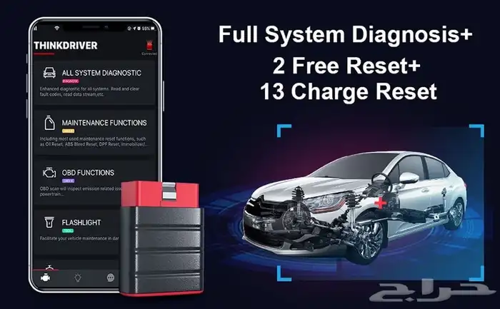 جهاز فحص كمبيوتر السيارة THINKCAR Thinkdriver جميع الانظمة 6