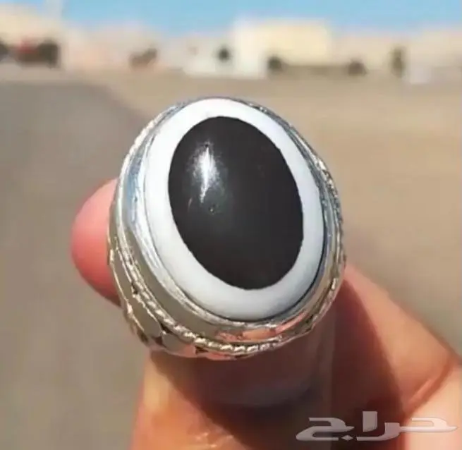 خاتم العين عقيق يماني سليماني ملكي 0