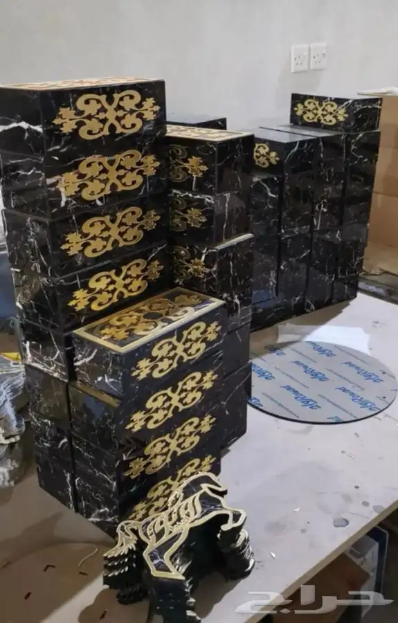 طقم رخامي زين بيتك ومكتبك بشي فخم 22