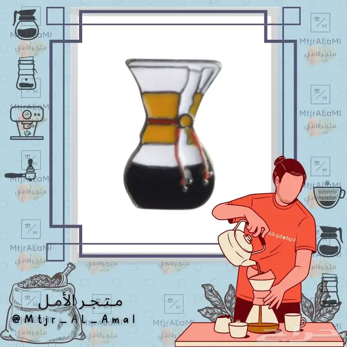 بروشات  دبوس تعليق متنوع لعشاق القهوة 0