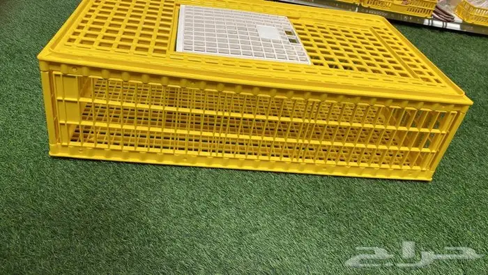 شبك قفاص اصفر لنقل الدجاج حمام ارنب حبة 75 4