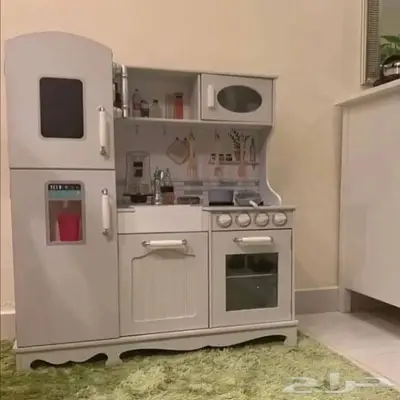 مطابخ أطفال وبيوت دمى خشبي 6