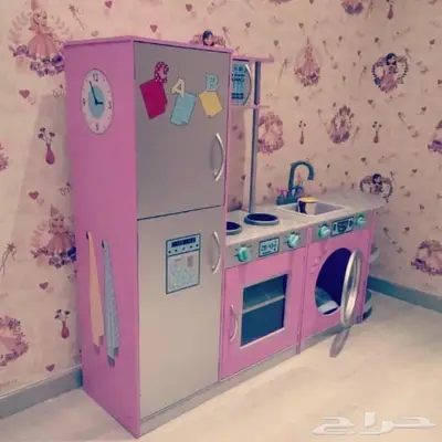 مطابخ أطفال وبيوت دمى خشبي 7