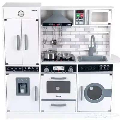مطابخ أطفال وبيوت دمى خشبي 15