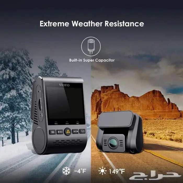 داش كام امامي وخلفي Viofo A129 plus duo 2K 7