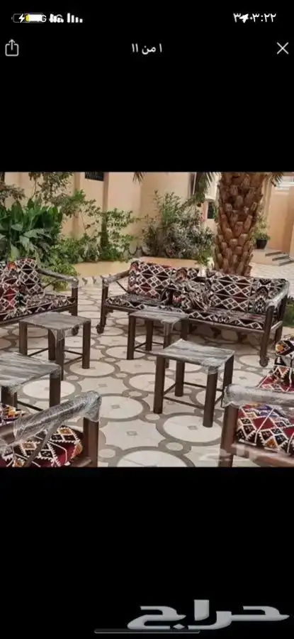 مجالس وكراسي حديد 11