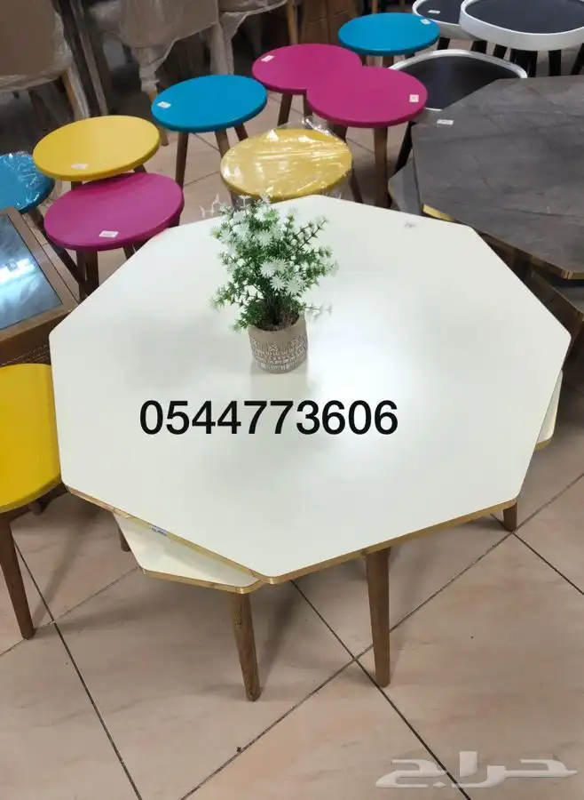 طاولات مجلس بجميع الانواع 46