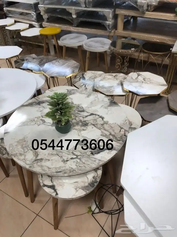 طاولات مجلس بجميع الانواع 12