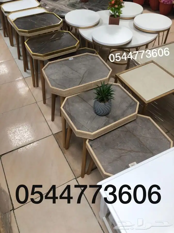 طاولات مجلس بجميع الانواع 23