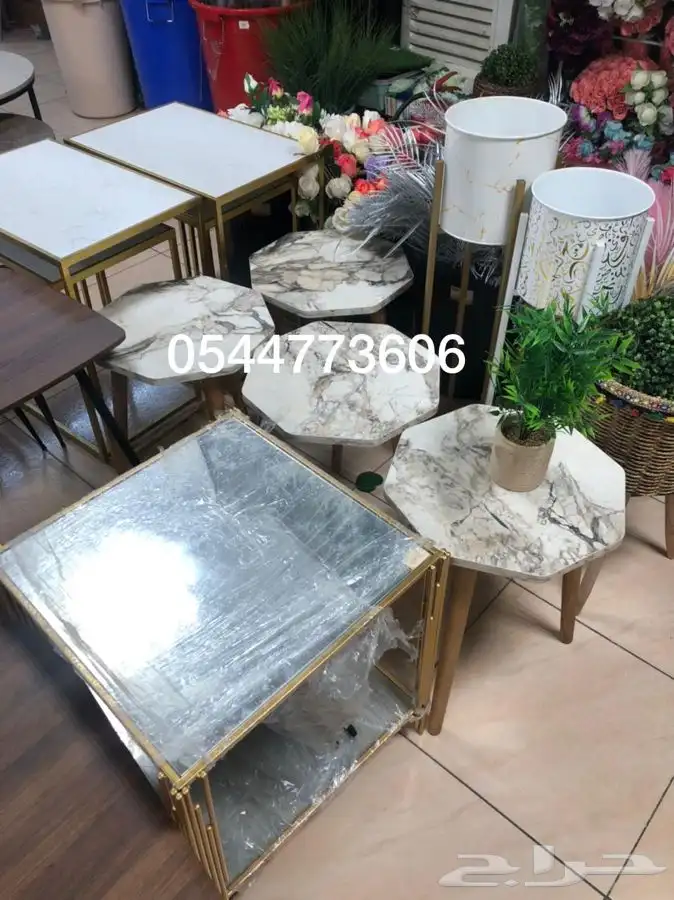 طاولات مجلس بجميع الانواع 55