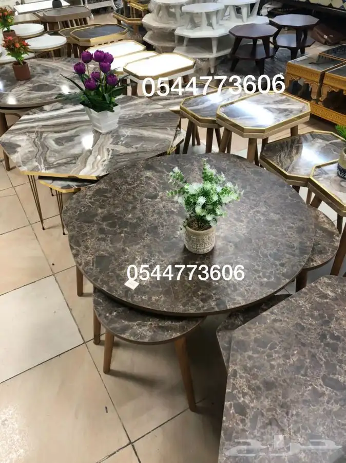 طاولات مجلس بجميع الانواع 19