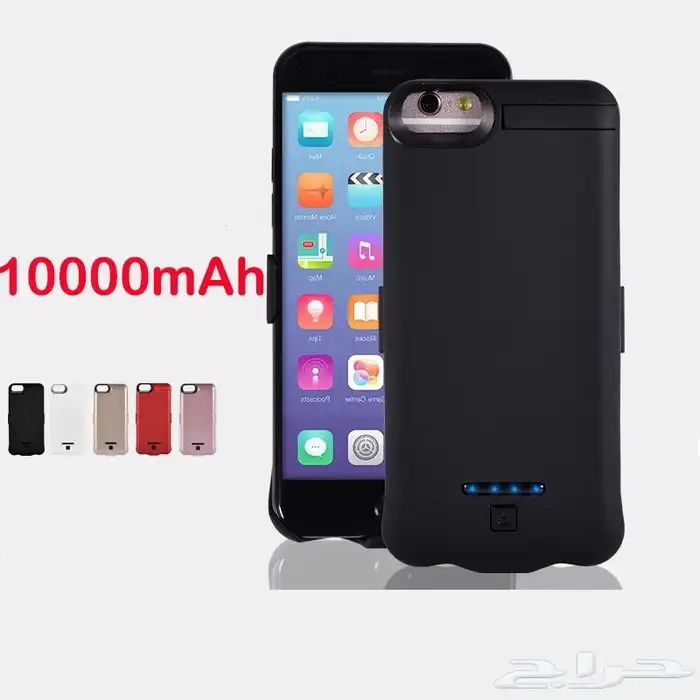 شاحن وايرلس متنقل وجراب 8