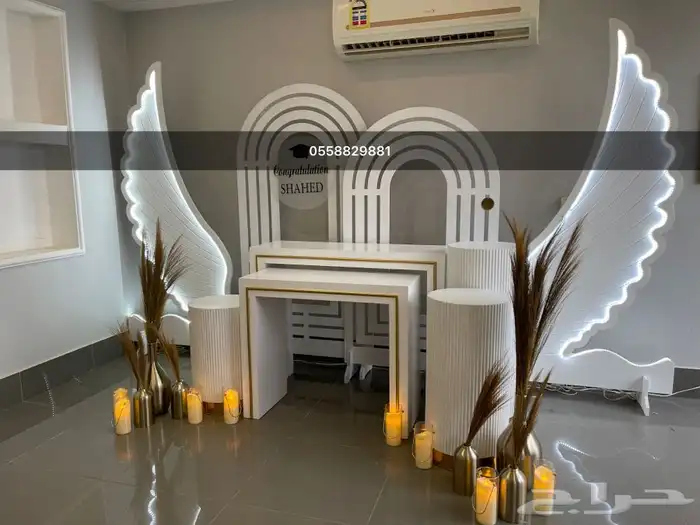 طاولات استقبال طاولات حفلات طاولات تخرج 2
