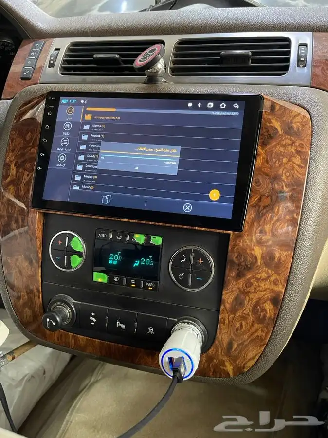 شاشة جمس يوكن وتاهو 2007-2014 نظام اندرويد 12 آخر إصدار 2