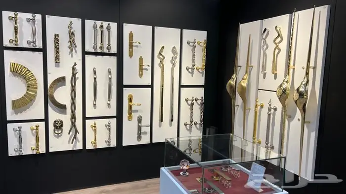 مقابض و مسكات ابواب خارجية وداخلية نحاس 9