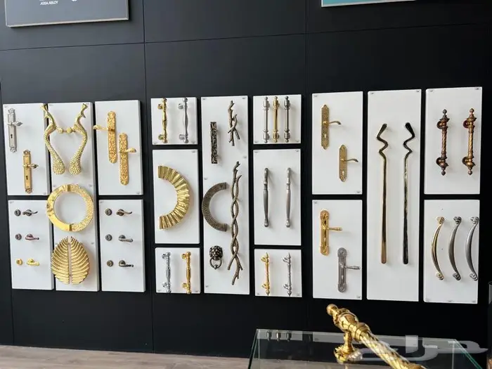 مقابض و مسكات ابواب خارجية وداخلية نحاس 15
