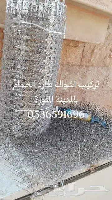 تركيب شبك مانع الحمام بالمدينة 0536591696 32
