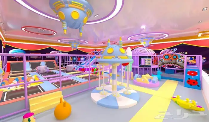 تجهيز صالات الاطفال العاب متاهه زحليقه 8