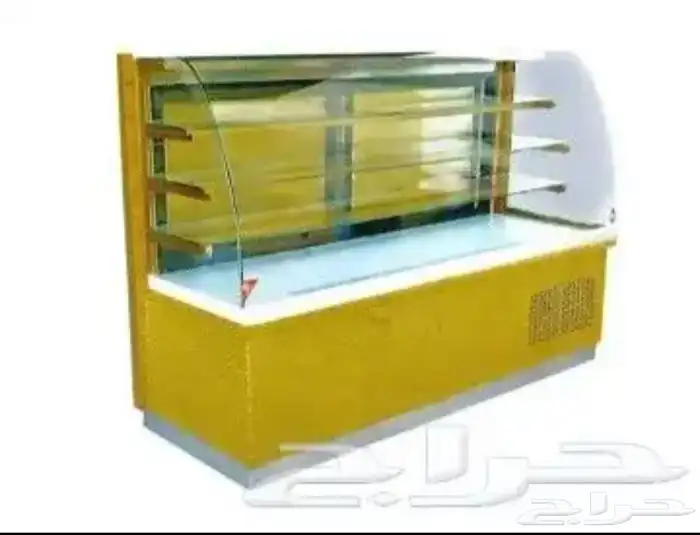 ثلاجات عرض ALFURAT للحلويات ذهبي 0