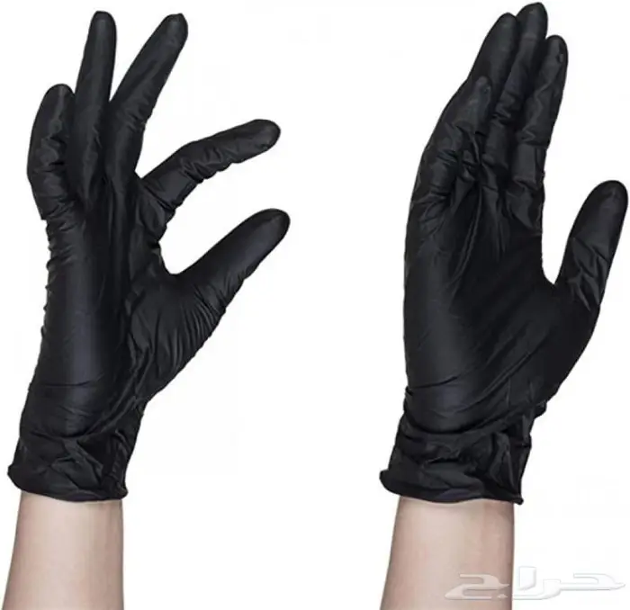 قفازات اسود-قفاز شفاف-قفازات -قفاز 2