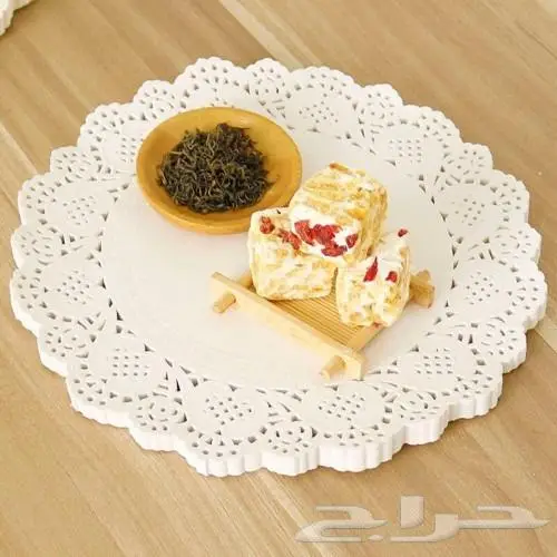 ورق دانتيل-دانتيل-ورق ابيض زينة-ورق طاوله - 2