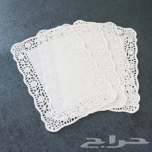 ورق دانتيل-دانتيل-ورق ابيض زينة-ورق طاوله - 16