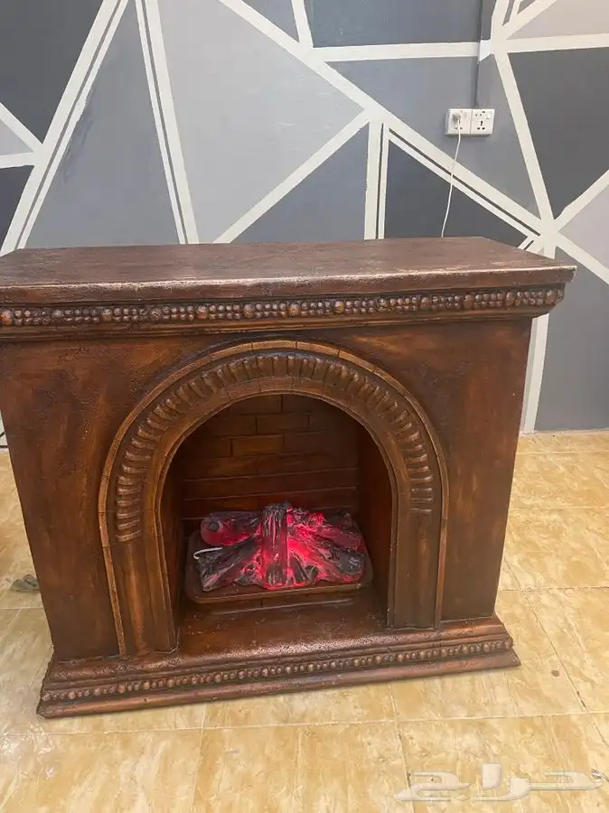 دولاب شاشه في اضاعه على شكل فحم 3