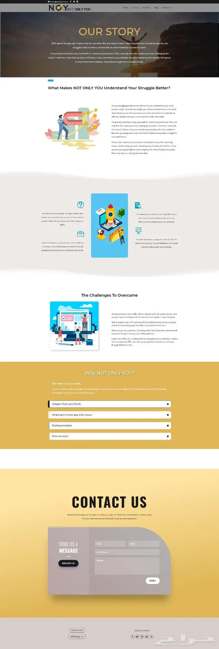 تصميم موقع الكتروني متجاوب ومتعدد الصفحات خلال 5 ايام 4