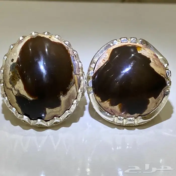 خاتمين ملكيه راهيه وفخمه توأم الشكل والخامه 0