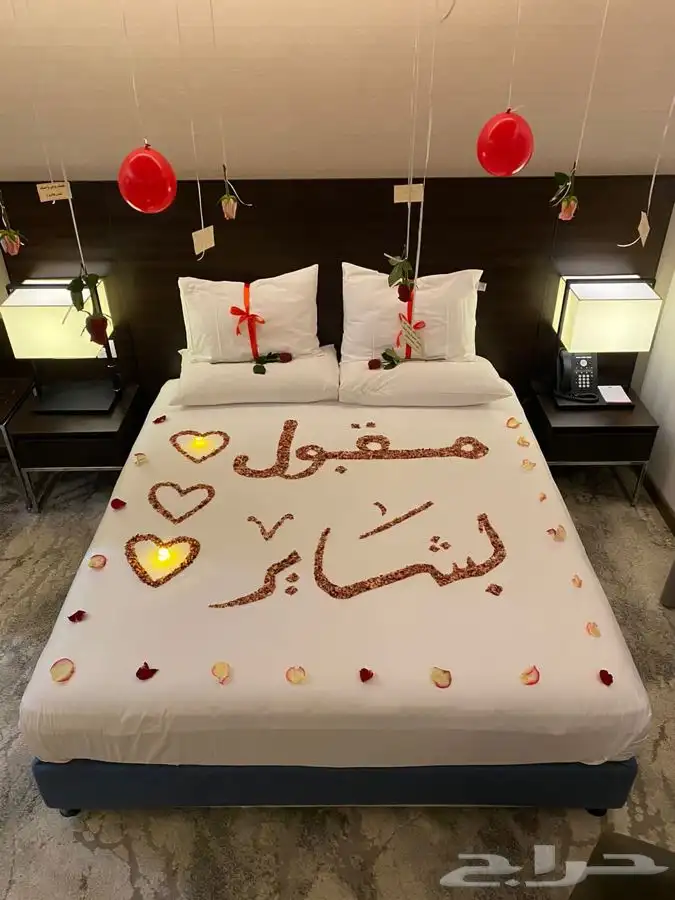 تنسيق حفله رومانسيه منسق ورد 5