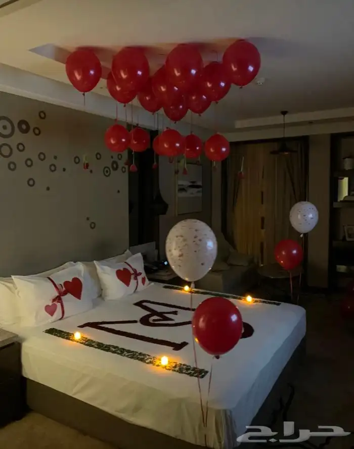 تنسيق حفله رومانسيه منسق ورد 27