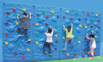 حائط التسلق العاب جدارية 0