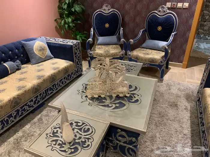 كنب مغربي حفر( شبه جديد ) 1