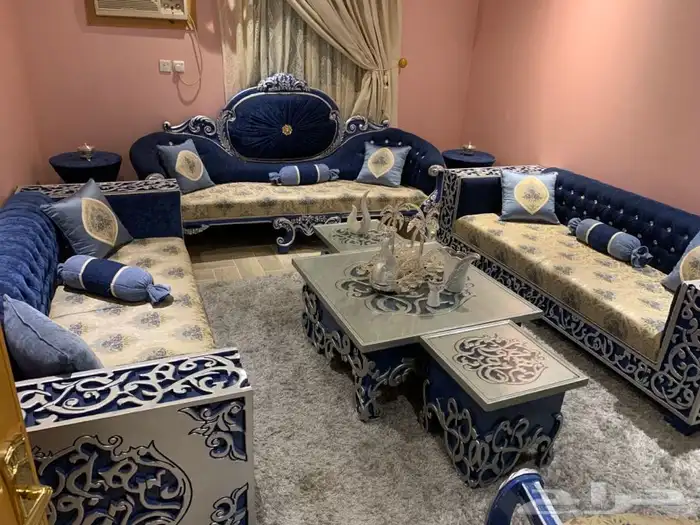 كنب مغربي حفر( شبه جديد ) 0