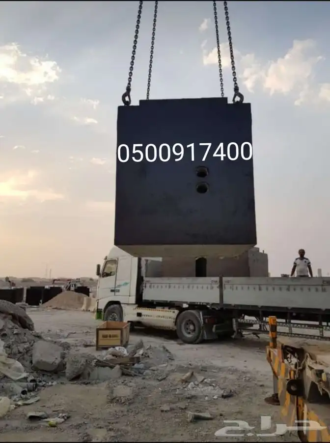 حواجز _حجر وصبات خرسانة _قواعد أنارة_حسب الطلب 25