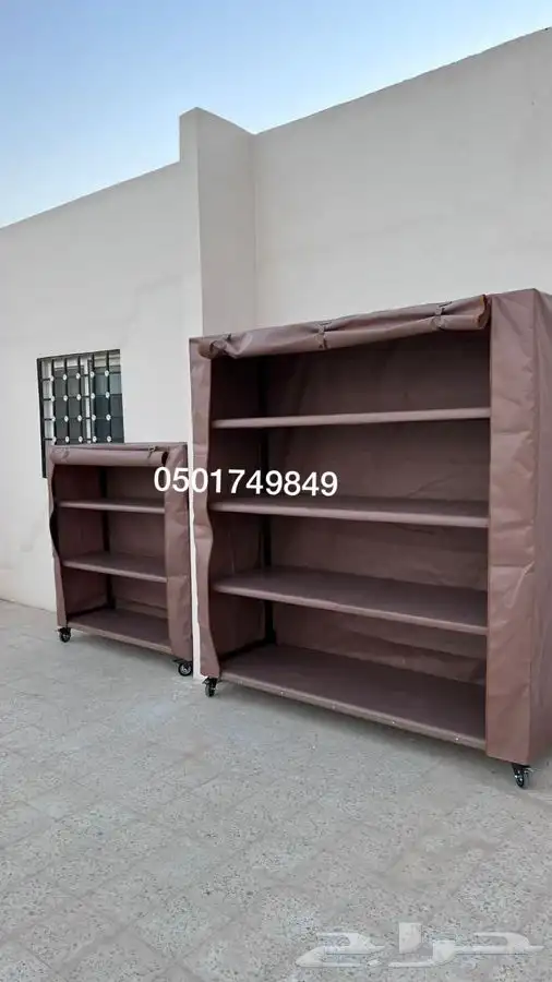 دولاب عزبة دولاب تخزين ارفف متنقلة دولاب الحوش 2