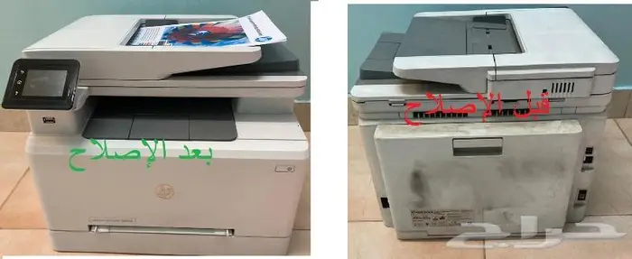 صيانة طابعات الليزرية ملون_اسود _اش بي _كانون_زيروكس 5