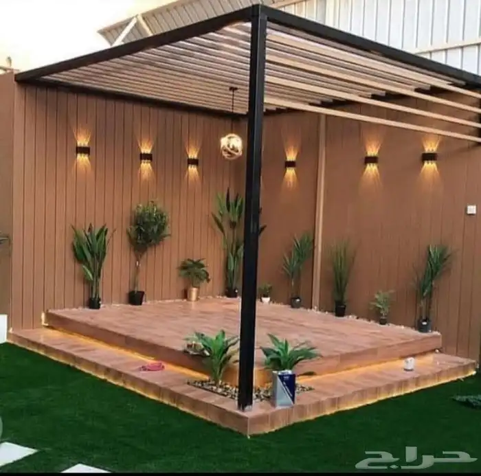 تنسيق حدائق وتنفيذ ممرات وتنفيذ شلالات ونوافير وتنفيذ مضلات 7