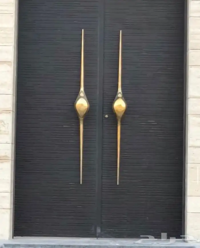 مسكات ابواب نحاس خارجية صب (الدمعة) 2