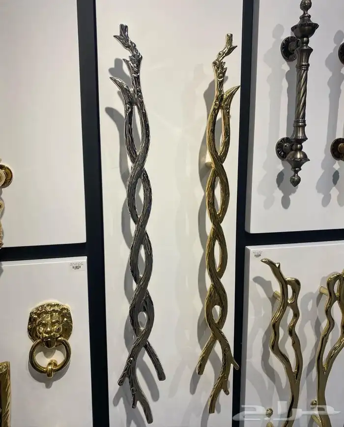 مسكات ابواب نحاس خارجية صب (الدمعة) 9