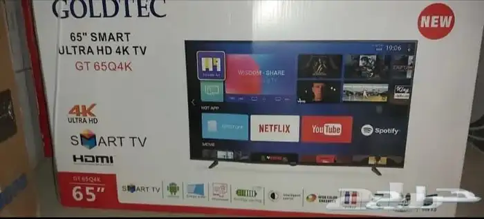 شاشات GOLDTEC عالية الدقة 4k Smart 10