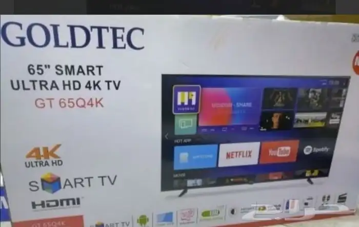 شاشات GOLDTEC عالية الدقة 4k Smart 8