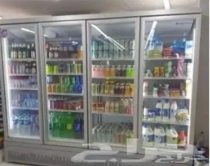 ثلاجة BANCOOL عرض 4 باب زجاج 1